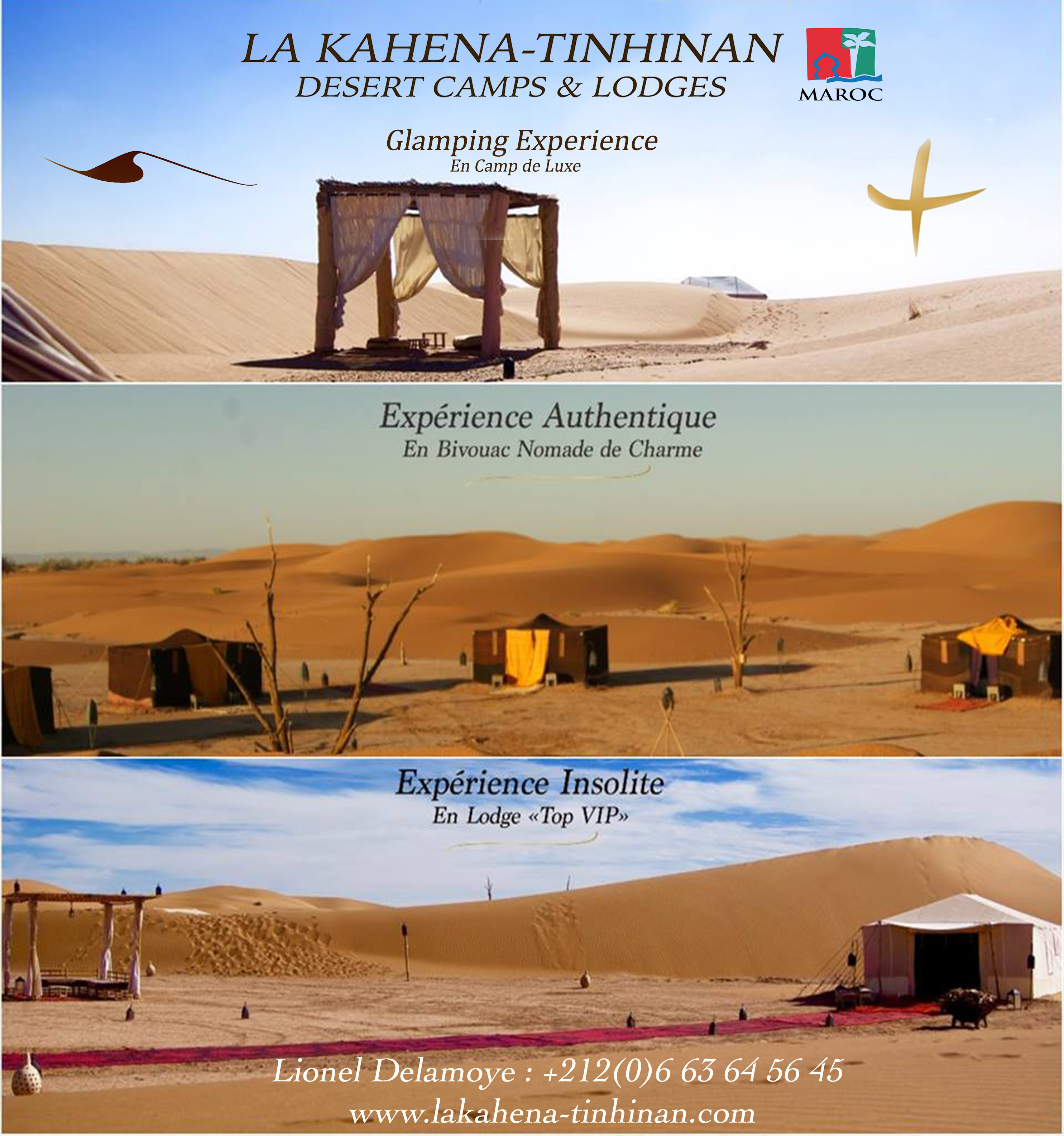 Flyer présentation des 3 Bivouacs d'exception